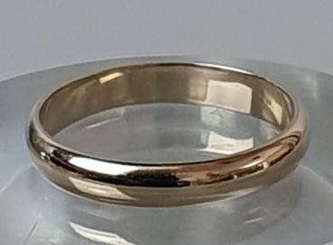 Bandring aus 585er Gold, Größe: 62, Gewicht: 3,1g