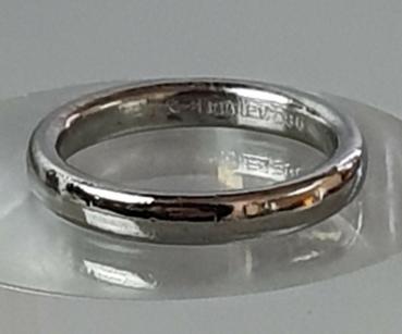 Bandring / Ehering aus 950 Platin, Größe 59, Gewicht: 9,9g