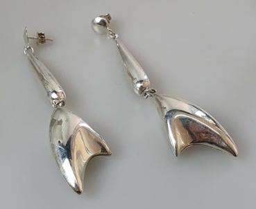Ohrhänger aus 925er Sterlingsilber, Gewicht: 15,6g