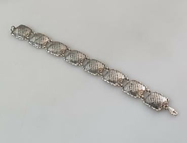 Preview: Gliederarmband aus 925er Sterlingsilber, Länge 20,0 cm, Gewicht: 20,0g