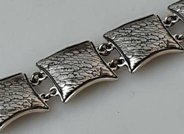 Gliederarmband aus 925er Sterlingsilber, Länge 20,0 cm, Gewicht: 25,7g