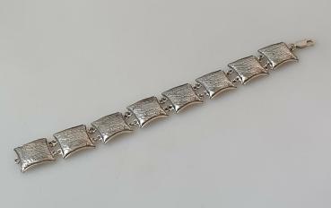 Gliederarmband aus 925er Sterlingsilber, Länge 20,0 cm, Gewicht: 25,7g