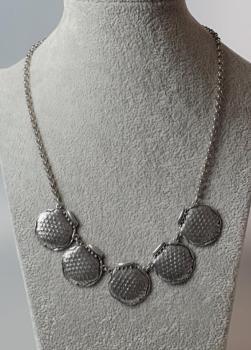 Preview: Element Halskette aus 925er Sterlingsilber, Länge 43,5 cm, Gewicht: 24,7g