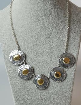 Preview: Element Halskette aus 925er Sterlingsilber, Länge 46,0 cm, Gewicht: 28,7g