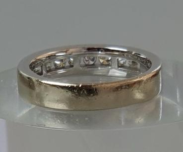 Preview: Diamantring aus 585er Weissgold mit 0.55 Karat, Größe 56, Gewicht: 6,1g
