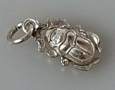 Skarabäus Anhänger aus 925er Sterlingsilber, Gewicht: 3,1g