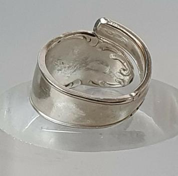 Preview: Ring aus 925er Sterlingsilber, Ringschiene offen, Gewicht: 8,6g
