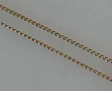 Panzerkette aus 333er Gold, Länge 61,5 cm, Gewicht: 2,2g