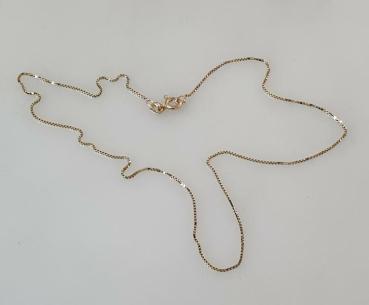 Preview: Kurze Venezianerkette aus 333er Gold, Länge 37,5 cm, Gewicht: 1,2g