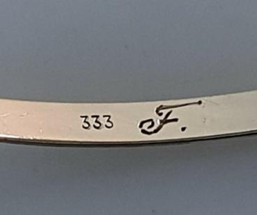 Preview: Armreif mit Muster, 333er Gelbgold, Gewicht: 4,5g