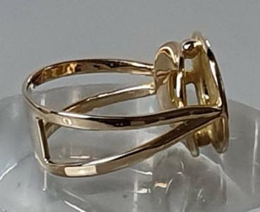 Preview: Saphir Edelsteinring aus 750er Gold, Größe 52, Gewicht: 5,7g