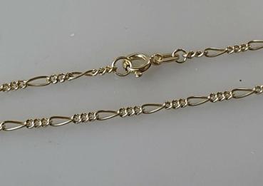 Figaropanzerhalskette aus 585er Gold, Länge 70,0 cm, Gewicht: 6,5g