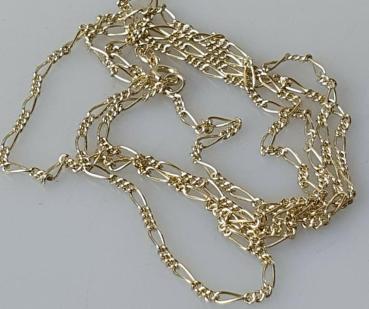 Preview: Figaropanzerhalskette aus 585er Gold, Länge 70,0 cm, Gewicht: 6,5g