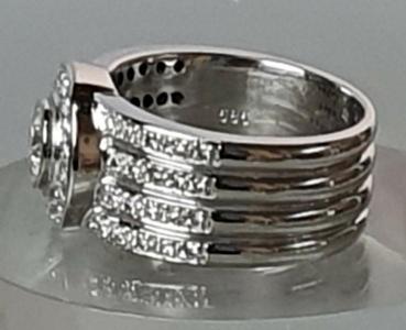 Preview: Christ Eindruckvoller Diamantring mit 1.0 ct. aus 585er Weißgold, Größe 54, Gewicht: 14,7g