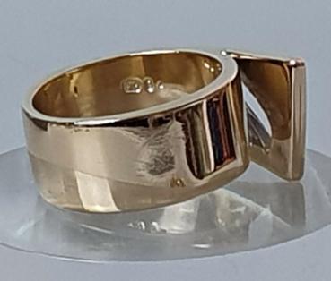 Preview: Handarbeit Exclusiver Diamantring aus 750er Gold, Größe 58, Gewicht: 10,2g