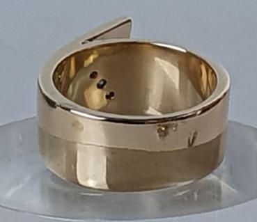 Preview: Handarbeit Exclusiver Diamantring aus 750er Gold, Größe 58, Gewicht: 10,2g