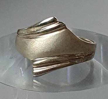 Vergoldeter Ring aus 925er Sterlingsilber, Größe 58, Gewicht: 3,5g