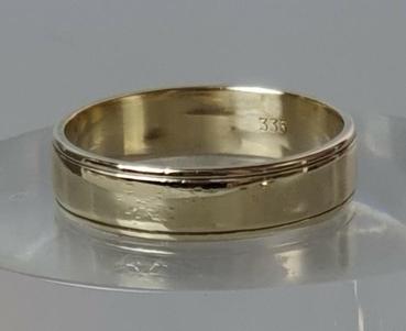 Bandring aus 333er Gold, Größe 56, Gewicht: 2,8g