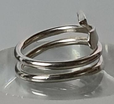 Preview: Ring aus 925er Sterlingsilber, Größe 51, Gewicht: 4,7g