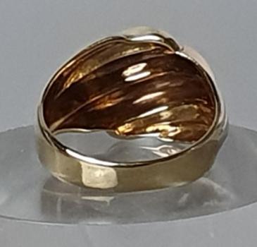 Preview: Tricolor Goldring aus 750er, Größe 57, Gewicht: 8,0g