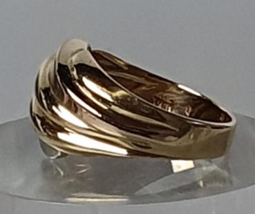 Preview: Tricolor Goldring aus 750er, Größe 57, Gewicht: 8,0g