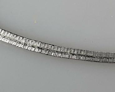 Halskette aus 835er Silber, Länge 45,5 cm, Gewicht: 16,0g