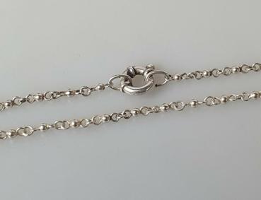 Kugelkette aus 925er Sterlingsilber, Länge: 61,0 cm, Gewicht: 12,4g