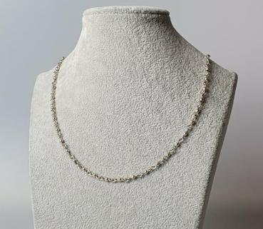 Kugelkette aus 925er Sterlingsilber, Länge: 61,0 cm, Gewicht: 12,4g