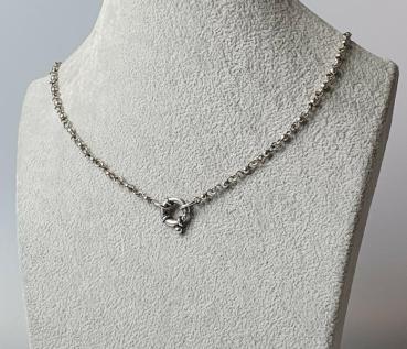 Kugelkette aus 925er Sterlingsilber, Länge: 61,0 cm, Gewicht: 12,4g