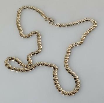 Doppelanker Halskette aus 333er Gold, Länge 50,5 cm, Gewicht: 18,9g