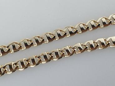 Doppelanker Halskette aus 333er Gold, Länge 50,5 cm, Gewicht: 18,9g