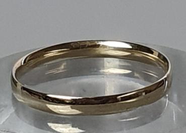 Bandring aus 333er Gold, Größe 69, Gewicht: 1,9g