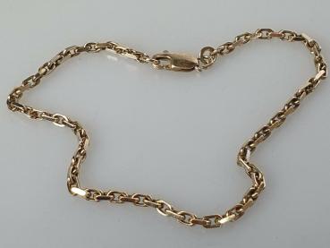 Ankerkettenarmband aus 333er Gold, Länge 22,5 cm, Gewicht: 6,3g