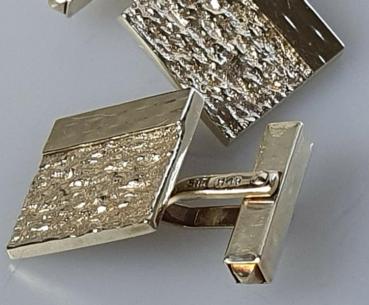 Manschettenknöpfe / Cufflinks 585 Gold, Gewicht: 9,1g