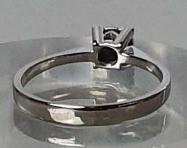 Preview: Diamantsoltitär mit 0.10 Karat aus 585er Weißgold, Größe 51, Gewicht: 2,3g