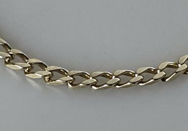 Preview: Panzerketten Armband aus 585er Gelbgold, Länge 19,5 cm, Gewicht: 9,2g