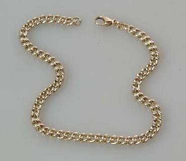 Preview: Panzerkettenarmband aus 585er Gold, Länge 21,5 cm Gewicht: 11,5g