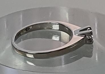 Preview: Diamantsoltitär mit 0.10 Karat aus 585er Weißgold, Größe 51, Gewicht: 2,7g