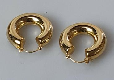 Preview: Creolen/Ohrringe aus 333er Gold, Gewicht: 5,0g