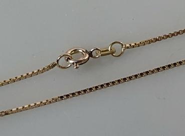 Venezianerhalskette aus 585er Gold, Länge 46,0 cm, Gewicht: 1,6g