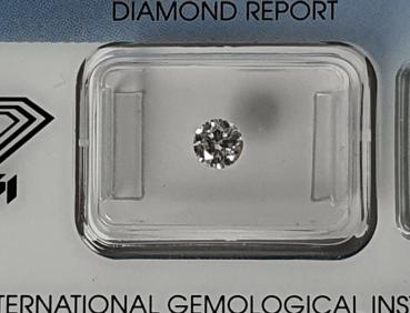 Preview: Diamant "E" 0.46 ct / vs2 Brillant, IGI Report