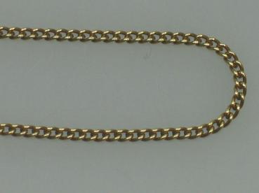 Panzerhalskette aus 585er Gold, Länge 60,7 cm, Gewicht: 4,7g