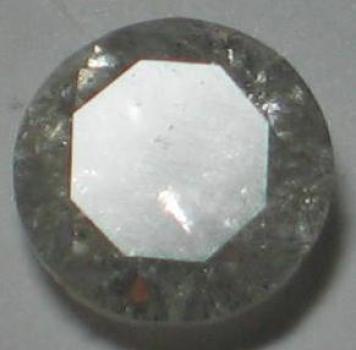 Weißer Diamant im Brillantschliff mit 0.90 ct, I2 mit kleinem Delgrey-Diamond Report