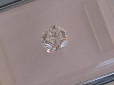 Diamant im Brillantschliff 0.53 ct/ F/ SI1/ F/ G/ G/ N mit IGI Report