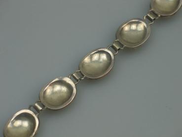 Vintage Armband aus 925er Sterlingsilber mit 7 Rubellit Edelsteinen, Länge 20,4 cm Gewicht: 38,1g