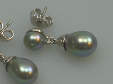 Ohrstecker aus 925er Sterlingsilber mit Perlen Gewicht: 5,3 Gramm