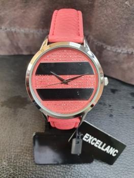 Excellanc Damenuhr mit Kunstlederband