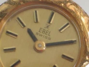 Feine EBEL Kettenuhr aus 750er Gold, Handaufzug, Gewicht: 12,0g