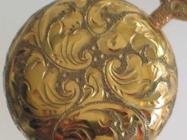 Preview: Feine EBEL Kettenuhr aus 750er Gold, Handaufzug, Gewicht: 12,0g