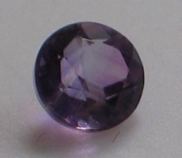 Amethyst, rund violett, Durchmesser: 4,26 mm